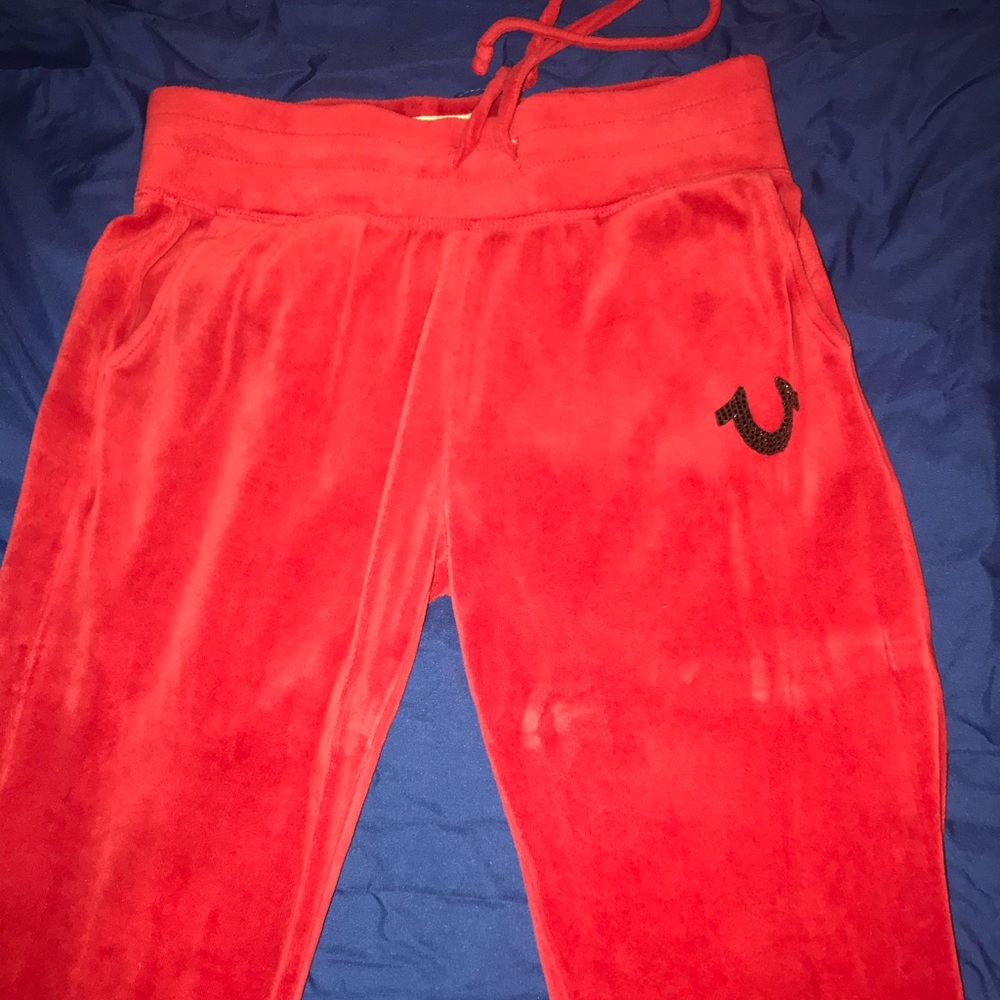 TRUE RELIGION VELVET SWEATS